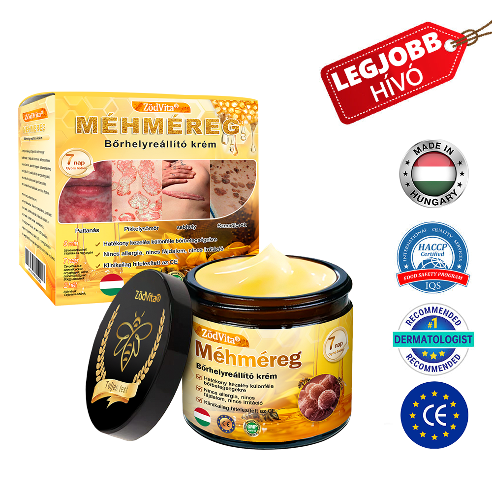 ✨ ZödVita® Méhméreg Bőr Helyreállító Krém 🔥 Magyar fejlesztés, magyarországi gyártás és szállítás