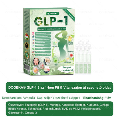 🛍️🛍️DOOEKA® GLP-1 8 az 1-ben Fit & Vital Szájon át szedhető oldat – ⏰Napi egyszer, 7 nap alatt látható változás / Elhízás, szív- és érrendszeri egészség, cukorbetegség, alvási apnoe, bélrendszer egészsége, ízületi problémák és még sok más esetén