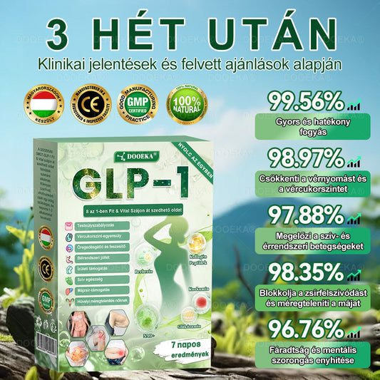 🛍️🛍️🛍️DOOEKA® GLP-1 8 az 1-ben Fit & Vital Szájon át szedhető oldat – ⏰Napi egyszer, 7 nap alatt látható változás / Elhízás, szív- és érrendszeri egészség, cukorbetegség, alvási apnoe, bélrendszer egészsége, ízületi problémák és még sok más esetén