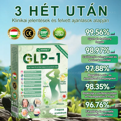 🛍️DOOEKA® GLP-1 8 az 1-ben Fit & Vital Szájon át szedhető oldat – ⏰Napi egyszer, 7 nap alatt látható változás / Elhízás, szív- és érrendszeri egészség, cukorbetegség, alvási apnoe, bélrendszer egészsége, ízületi problémák és még sok más esetén