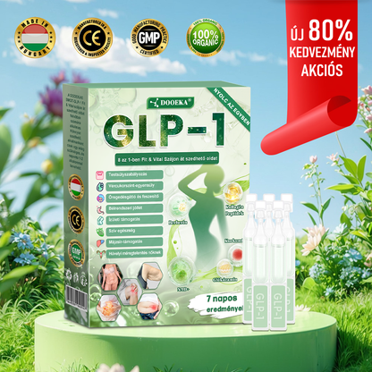 🍀DOOEKA® GLP-1 8 az 1-ben Fit & Vital Szájon át szedhető oldat – ⏰Napi egyszer, 7 nap alatt látható változás / Elhízás, szív- és érrendszeri egészség, cukorbetegség, alvási apnoe, bélrendszer egészsége, ízületi problémák és még sok más esetén