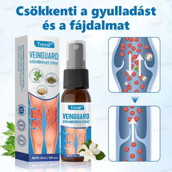 💙💙Trimil® VeinGuard Gyógynövényes Spray-✅ Klinikailag bizonyított, hogy mindössze 7 nap alatt megszünteti a visszereket!