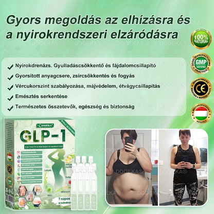🛍️🛍️🛍️DOOEKA® GLP-1 8 az 1-ben Fit & Vital Szájon át szedhető oldat – ⏰Napi egyszer, 7 nap alatt látható változás / Elhízás, szív- és érrendszeri egészség, cukorbetegség, alvási apnoe, bélrendszer egészsége, ízületi problémák és még sok más esetén